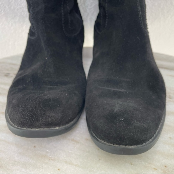 OMAI boots knee high suede buckle sz 11 or EU 41 Italian made heeled - Picture 12 of 14